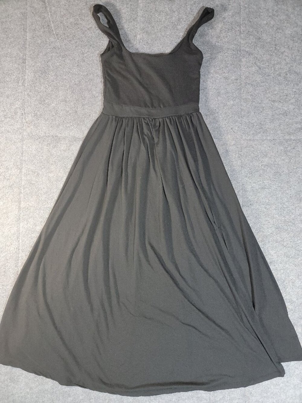 Ardene Basic Collection Black Sleeveless Maxi Dress with Side Slit Size XS